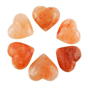 Bán Buôn Số Lượng Lớn Giá Rẻ Spa Chăm Sóc Da Hồng Himalaya Đá Muối Cho Massage Hình Trái Tim Massager Sản Phẩm Đá Muối Khối - Product Image 6