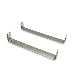 Juego de cirugía plástica profesional, fórceps retractores Farabeuf de acero inoxidable Manual de 2 piezas, certificado ISO CE para uso de dentista - Product Image 3