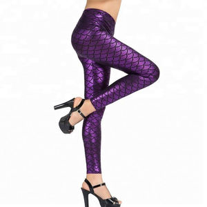 Pantalones de cuero mate de moda al por mayor, pantimedias negras para mujer, leggings elásticos de imitación de cuero delgados para mujer, tallas grandes - Product Image 2