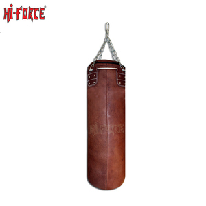 Sac de sable Durable Boxe Muay Thai Sacs de frappe Sac rempli de boxe pour la boxe Heavy Vintage Kick Boxing Wat Man Cuir - Product Image 2