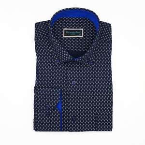 Nueva Camisa Oxford Casual para Hombre de Alta Calidad, Transpirable, Teñida con Hilo de Sarga - Product Image 1