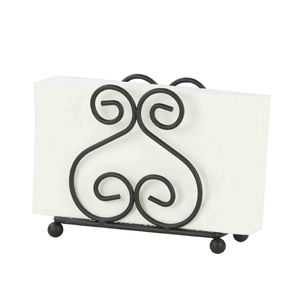 Servilletero de hierro negro Farmhous para mesas - Product Image 5