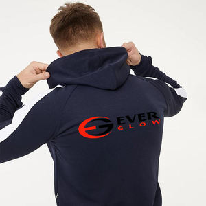 ชุดกีฬาผ้าฝ้ายแบบสั่งตัด,ชุดวอร์มสำหรับผู้ชายเข้ารูปปรับแต่งโลโก้ได้ตามต้องการ - Product Image 5