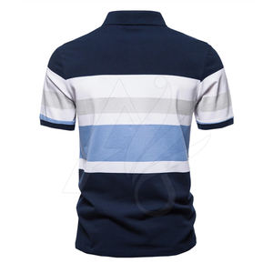 Hombres de calidad superior 100% algodón para camisetas de polo Manga corta de punto para camisas de Polo-Venta al por mayor - Product Image 2