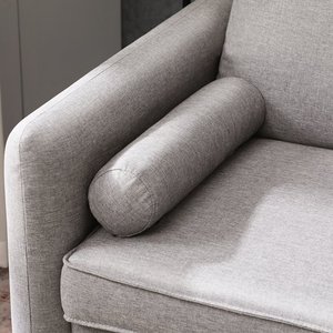 Vasagle-muebles de sala de estar para el hogar, tradicional, plegable, nórdico antiguo, de Tela Gris, sofá seccional - Product Image 2