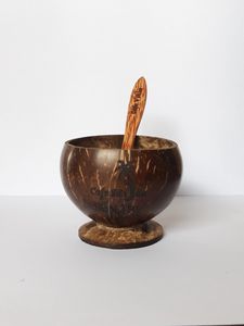 WHOLESALE HANDMADE <b>COCONUT</b> <b>CUP</b> for ICE CREAM VIETNAM/BIG SALES <b>COCONUT</b> SHELL <b>CUP</b> WITH HANDLE/TEA <b>CUP</b> <b>COCONUT</b> SHELL - Product Image 6