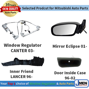 Jmen 7632C379กระจกสำหรับมิตซูบิชิแลนเซอร์14- ASSY ประตูรถยนต์อะไหล่รถยนต์ - Product Image 2