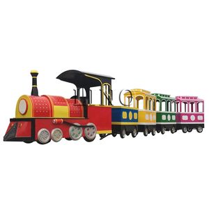 Parc d'attractions Ride Train touristique Trackless Train Centre commercial Enfants Ride Road Train - Product Image 1