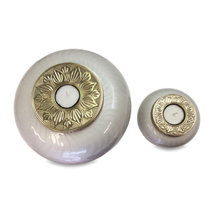 Adult <b>Tea</b> Light Cremation <b>Urn</b> for Human Ashes Large Male Female Size 220 Cubic Inches Wholesale Burial Funeral Supplies - Product Image 3