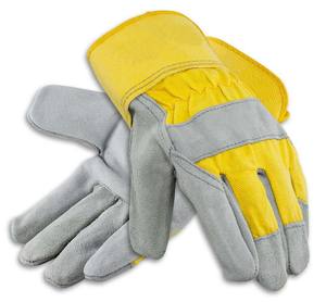 Gants de sécurité pour le jardinage en cuir de mouton, gants de travail pour hommes avec poignet extensibles de Protection au travail - Product Image 1