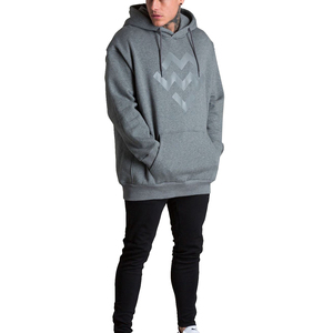 Streetwear de haute qualité 100% coton sweat à capuche surdimensionné décontracté vierge sweat à capuche personnalisé manches longues sweats à capuche pour hommes - Product Image 2