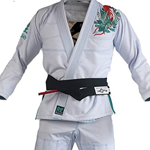 Kimono de Jiu-Jitsu Brésilien pour femmes Ying Enterprises, tissu en coton tissé perlé 450 GSM, avec cordon de serrage et broderie personnalisés. - Product Image 1