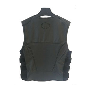 Gilet en cuir 100% véritable pour hommes, gilet de qualité supérieure, pour moto - Product Image 2