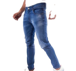 Pantalones vaqueros para hombre, Jeans de algodón/LICRA a la moda, diseño personalizado, venta al por mayor, OEM, lavado, venta al por mayor - Product Image 3