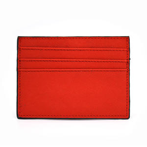 Custom Made Leather Zipper Cardholder with Interior <b>Key</b> Ring - Product Image 4