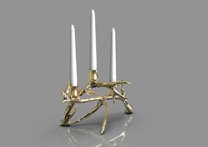 Candelabro decorativo moderno para iglesia, soporte de Metal y vidrio - Product Image 3
