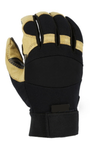 Guante mecánico de águila negra de cuero de cerdo 2025 con parches de Palma y agarre de piel de cerdo - Product Image 2