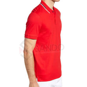 Classic-Fit Anti-Wrinkle Solid Knitted 100% Cotton/Polyester Men's Short Sleeve Custom for <b>Collar</b> <b>T</b>-<b>Shirt</b> in Best Price - Product Image 4