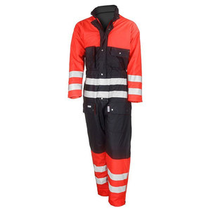 Winter reflective french work <b>jacket</b> safety <b>worker</b> reflective coveralls for men - Product Image 1