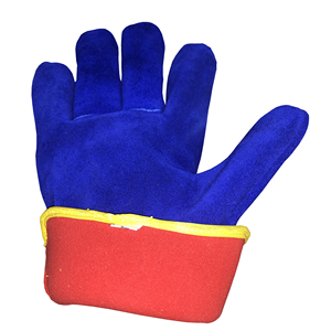 Gants de jardinage en cuir, gants de travail de protection en croûte de cuir de vache, gants de sécurité - Product Image 5