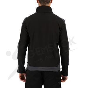Wholesale <b>Men's</b> Lightweight Black Seal <b>Grey</b> Waterproof Softshell Jacket Breathable 3-in-1 Zipper Windproof for Outdoor Usage - Product Image 6