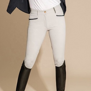 Pantalones ecuestres de punto ecológicos Pantalones de asiento completo de alta calidad Pantalones de montar a caballo Precio barato - Product Image 5