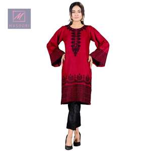 Kurti en coton brodé de haute qualité, vêtements traditionnels indiens, designs pour occasions spéciales, salwar pour adultes, été - Product Image 1