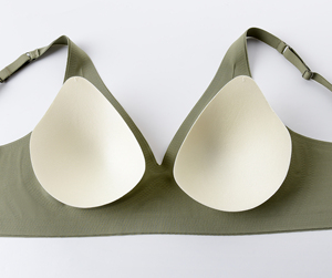Seamless Deep V One Piece Laser Cut Mujeres Push up Everyday Sleeping Girls Cómodo sujetador transpirable suave inalámbrico - Product Image 5