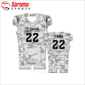 2022 Nouvelle arrivée Maillots de football américain sur mesure avec le nom du joueur de sergé Tackle, - Product Image 2