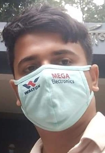 Masque facial en coton à la mode, Collection de tissu en coton à 3 couches du Bangladesh - Product Image 3