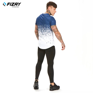 T-shirts pour hommes de haute qualité en gros Conception personnalisée Poids lourd 220 GSM pour T-shirts à impression bouffante - Product Image 6