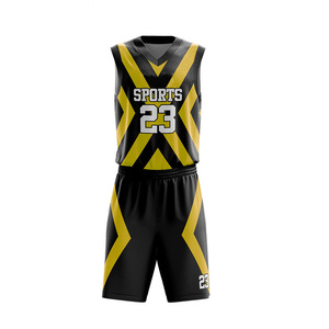 Kit de baloncesto personalizado para hombre, uniforme de baloncesto de alta calidad con diseño de sublimación - Product Image 5