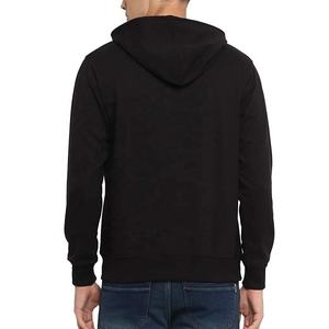 100% Cotton New Custom Men's Oversized Pullover <b>Hoodie</b> <b>Black</b> Crew Neck <b>Plain</b> <b>Hoodie</b>-for Winter - Product Image 2