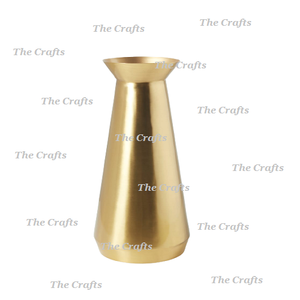 Bulk Aluminium Gold Color Flower Pot <b>Vase</b> <b>Set</b> Of Two Different Size Flower <b>Vase</b> For Wedding Decor Accessories - Product Image 2