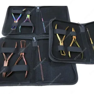 Wholesale Supplier Factory Hair Extensions Pliers 3 Pcs Kit Set in different colors