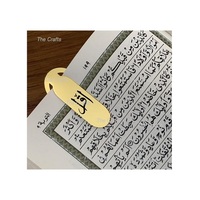Marcapáginas Religioso Moderno de Hierro Plateado en Oro Rosa, Libros Islámicos, Corán, Tamaño y Forma Personalizados, Decoración del Hogar, Impresión Offset, India