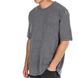 Casual Men's Designer 180 Grams Jersey Acid Wash <b>T</b>-<b>Shirts</b> 100% Cotton Fashionable Skinny Print <b>Oversized</b> Crop <b>Plain</b> Dyed Neck - Product Image 3