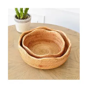 Vietnam Vintage Wicker Storage Basket- Rectangle Bamboo Basket- Vintage Basket for Home Decor. MS. SANDY (+84 587 176 063) 99 Gold Data