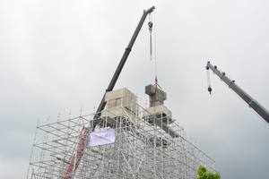 High quality Vietnam Ringlock <b>Scaffolding</b> system Steel construction ringlock <b>scaffolding</b> system accessories verticals poles - Product Image 5