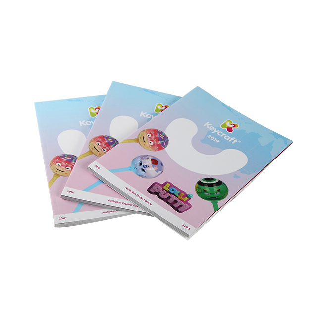 Softcover Magazine Product Catalog Perfect Binding Book Offset Printing Custom