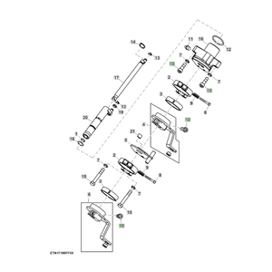 Tornillo de tractor JD de alta calidad R140645, pieza de repuesto duradera que garantiza un ajuste seguro, un rendimiento fiable y una larga vida útil - Product Image 2