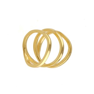 2025 fait à la main 925 en argent Sterling femmes bague montagnes russes empilage bande de fiançailles avec placage à l'or haute qualité bagues fines - Product Image 4