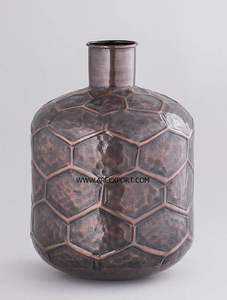 Wholesale Highest Quality Metal <b>Copper</b> Flower <b>Vase</b> Iron Material Living Room Table Decor Home Decoration Pot For Display Flower - Product Image 4