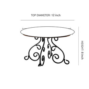 Luxury <b>White</b> Marble <b>Cake</b> <b>Stand</b> Set High Quality Home Table with Solid Metal Brass Base Direct From Largest Manufacturer Company - Product Image 3
