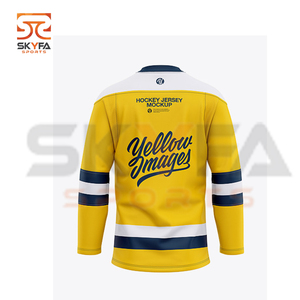Dernière conception 100% Polyester en gros sublimation homme Maillot De Hockey Sur Glace - Product Image 4