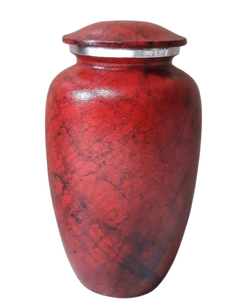 Urna Funeraria de Metal Estilo Europeo con Capacidad de 200 Pulgadas Cúbicas, Urnas de Cremación de Metal Hechas a Mano con Acabado de Color - Product Image 5