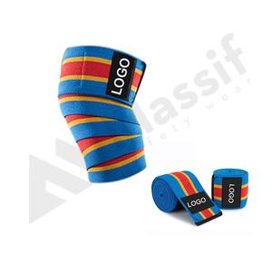 PK 72 "ยาว S M L XL XXL Custom ผ้าพันแผลกีฬาการบีบอัดเข่าแบรนด์ที่กำหนดเองหนึ่งถุง OPP/พีวีซีที่กำหนดเองพิมพ์ถุง - Product Image 2