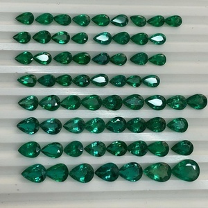 Esmeralda Zambian Natural sin tratamiento, forma de pera calibrada, 6/4mm, 7/5mm, 6/8mm, 7/9mm, lote por Sadiya internacional - Product Image 2