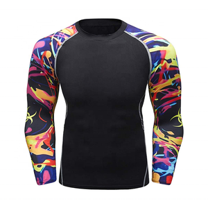 Custom Printed Short Sleeve Sun Protection Surfing Shirt Men Women Design Your Own Rash Guard - Product Image 5