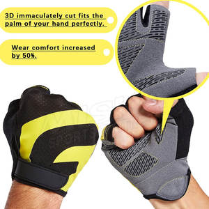 2023 nueva llegada guantes de Ciclismo de diseño personalizado Unisex Fitness GYM guantes de Entrenamiento para mujeres - Product Image 6